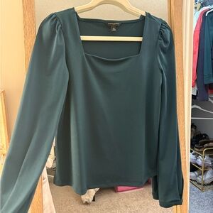 Teal Long Sleeve Banana Republic Top
